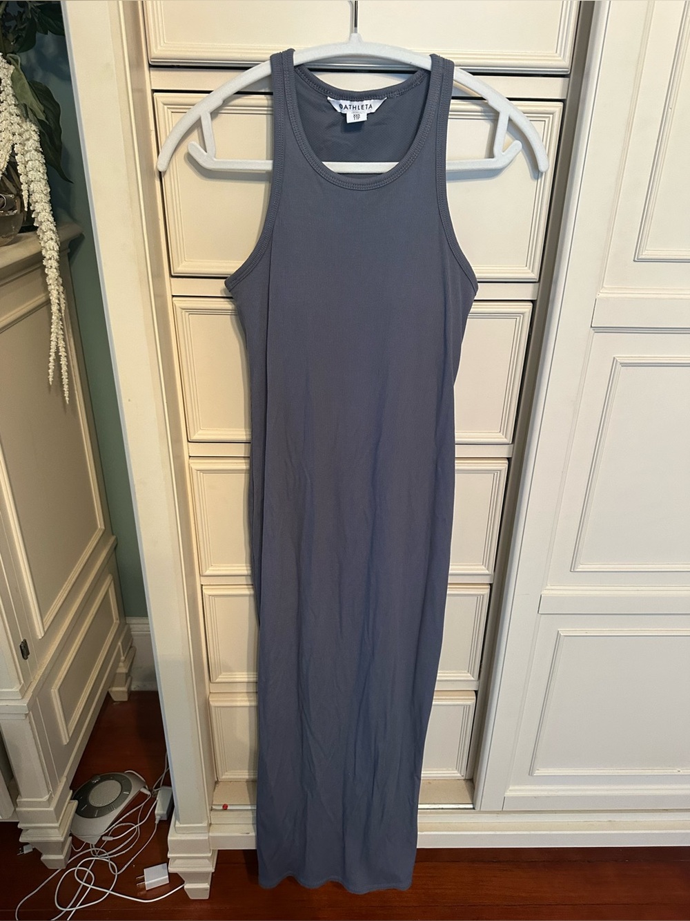 Athleta maxi dress in blue xxs